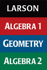 Larson Algebra, Geometry & Pre-Algebra