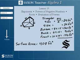 Saxon Teacher Algebra