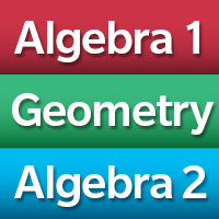 HMH Algebra 1, Geometry, Algebra 2