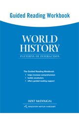 World History: Patterns of Interaction Guided Reading Workbook