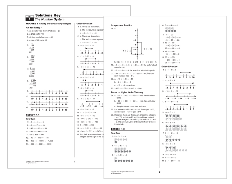 Go Math Elementary And Middle School Math Curriculums